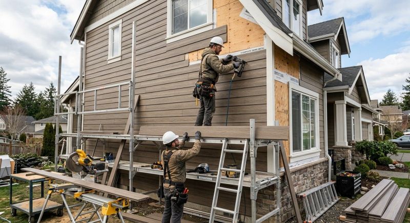 Composite Siding Installation in Pulaski, TN