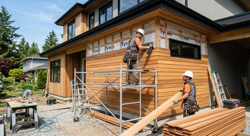 Faux Wood Siding Installation in Culleoka, TN