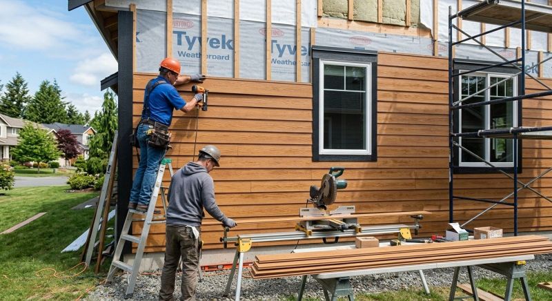 Faux Wood Siding Installation in Pulaski, TN