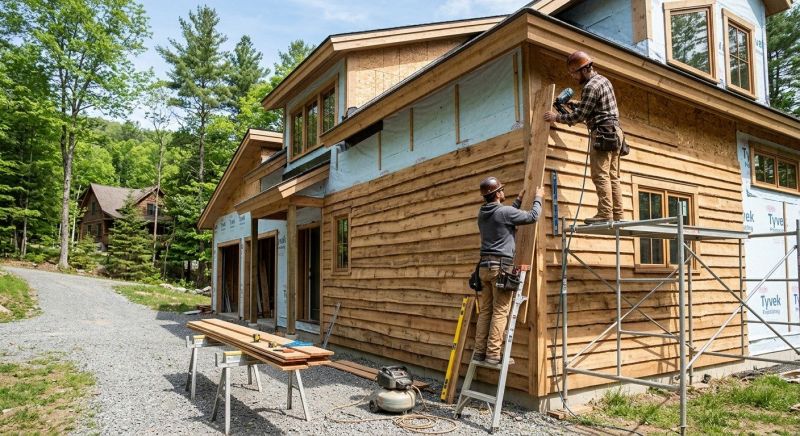 Faux Wood Siding Installation in Pulaski, TN