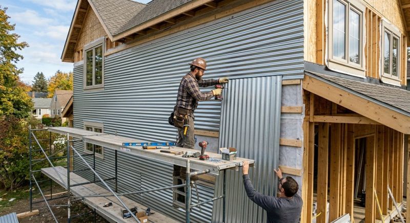 Sheet Metal Siding Replacement in Pulaski, TN