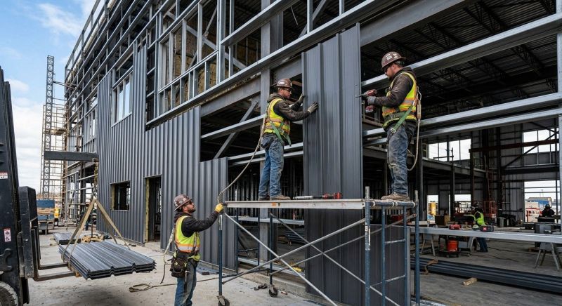 Steel Cladding Installation in Pulaski, TN